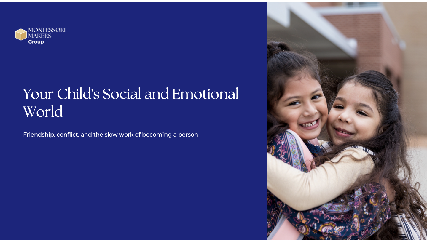 Your Child’s Social and Emotional World slide deck cover